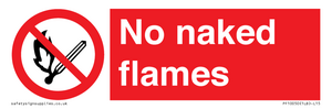 No naked flames
